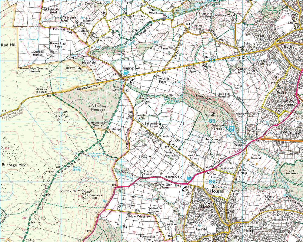 Tigers Todger map