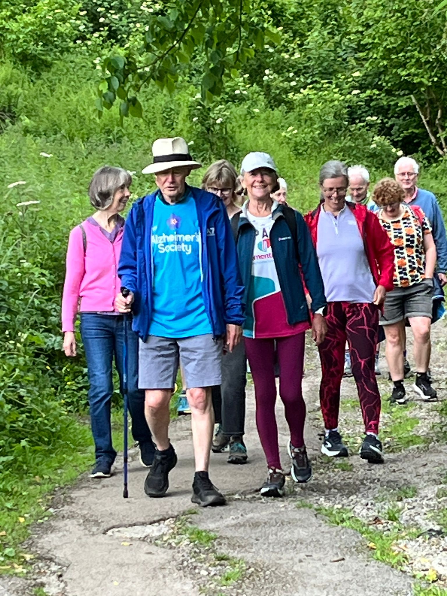 Jeremy with supporters